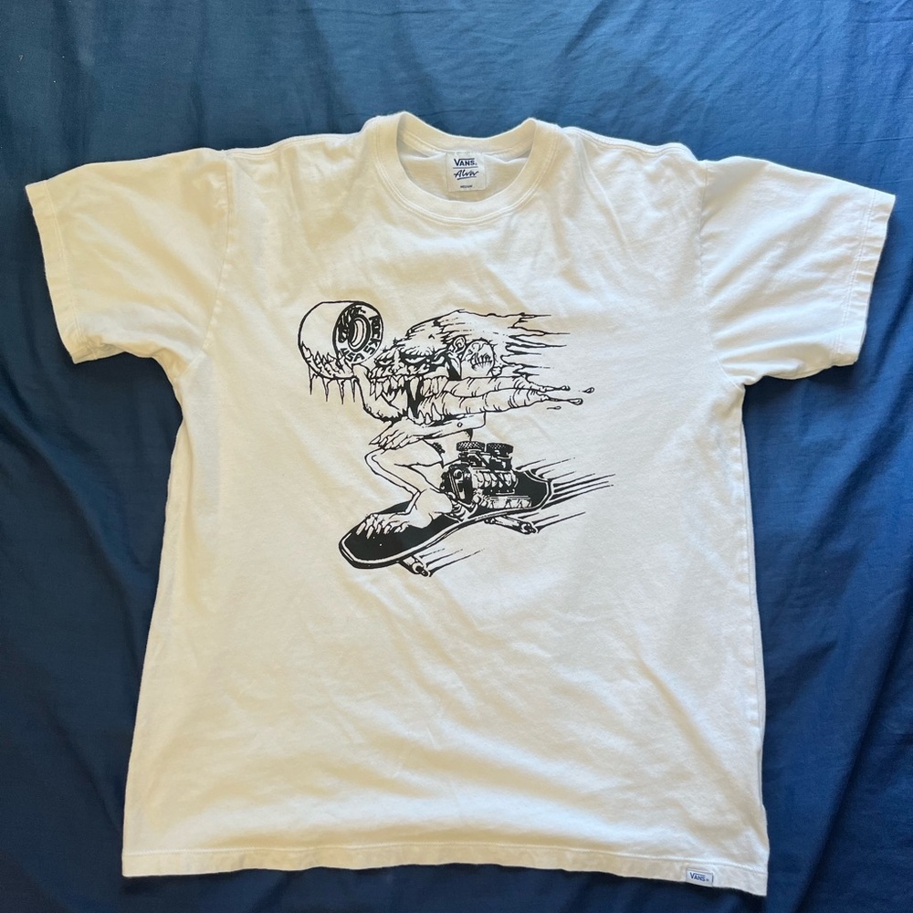 Vans “Alva” Graphic White Tee Shirt